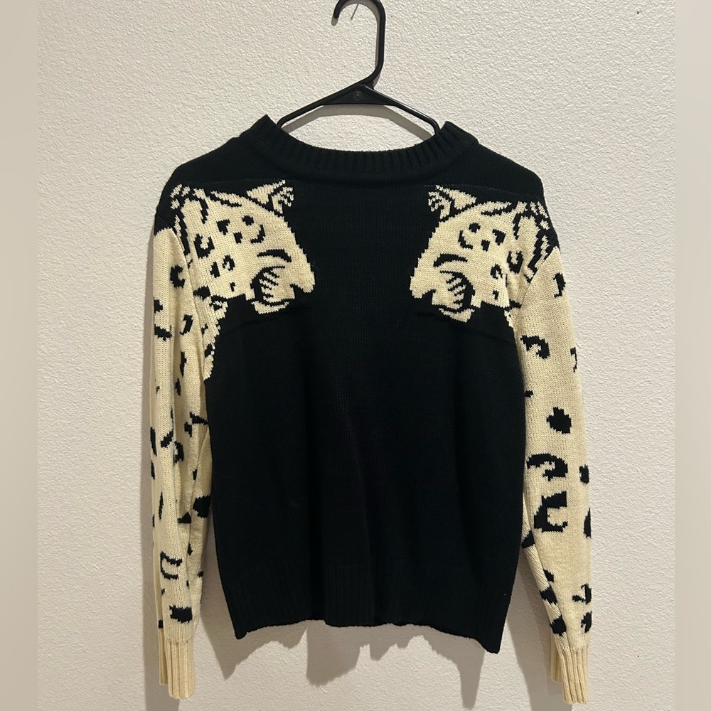 Leopard Sweater- Small